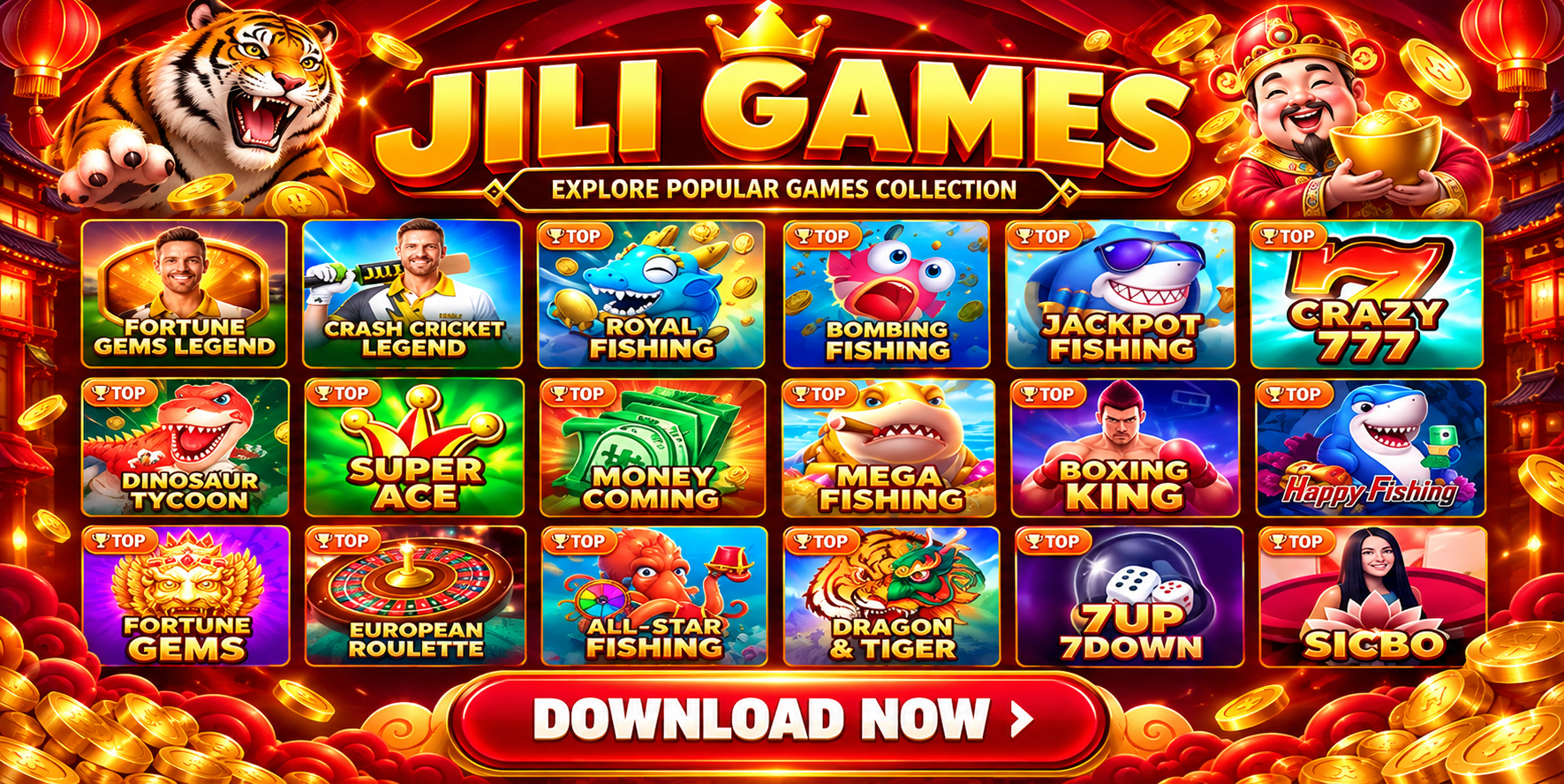 JILI Games popular games collection