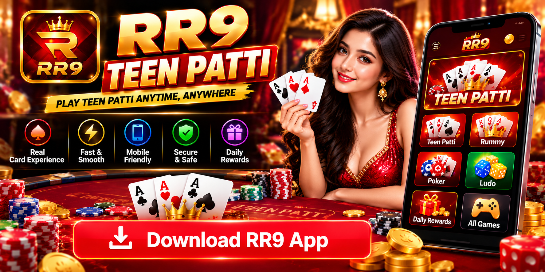 RR9 App Download Guide Poster
